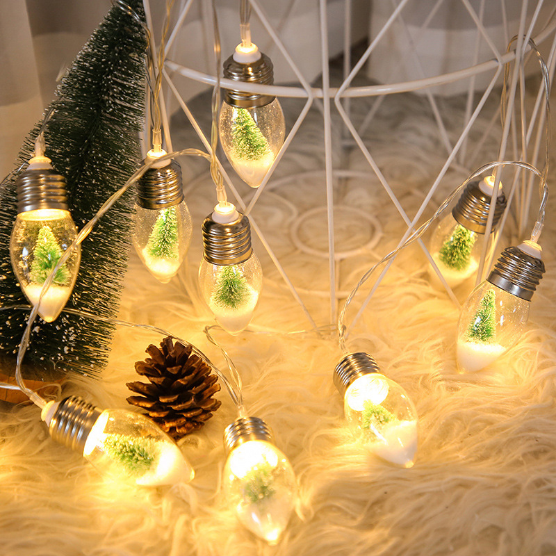 Led Wishing Bottle Christmas Tree Decoration Light