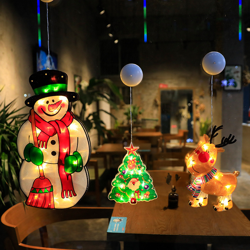 Led Lamp Window Suction Cup Christmas Lights