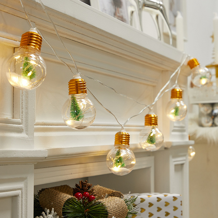 Led Christmas Tree Light String Christmas Light Bulb String